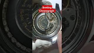 Bretling Chronograph movement watch servicejamtanganautomatic servicejamtangan [upl. by Ecnadnac]