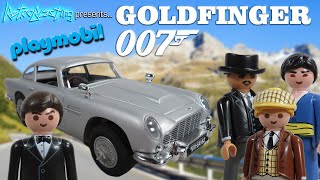 007 James Bond Goldfinger Aston Martin DB5  Playmobil Review [upl. by Gabriello]