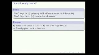 Multiparty Computation from Somewhat Homomorphic Encryption [upl. by Handal]