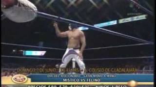 CMLL 050609 Texano Jr VS Hijo del Fantasma 4tos de Final 1° Eliminatoria Camp Universal CMLL [upl. by Shana950]