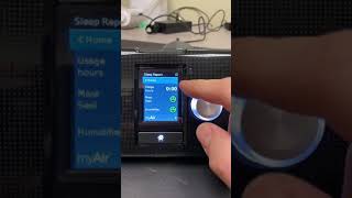 Turning on Sleep Report Plus on Airsense 10 [upl. by Ryle382]