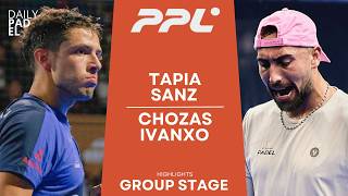 AGUS GOES NUTS  TapiaSanz VS ChozasIvanxo  Padel Pro League  New York  Highlights [upl. by Enitsuga]