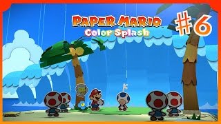 Finding the keys to Crimson Tower  Paper Mario Color Splash Pt6 [upl. by Etnaed]