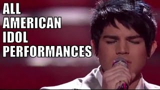 Adam Lamberts American Idol Performances [upl. by Eojyllib465]