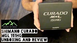 SHIMANO CURADO MGL 151HG  Unboxing Review amp Casting Test [upl. by Ozzie]