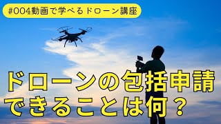 ドローン包括申請とは？できることや費用・注意点について徹底解説！ [upl. by Rhine]