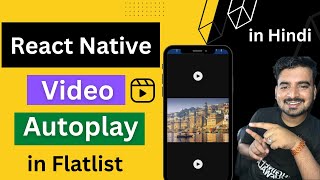 React Native Video Autoplay in Flatlist on Scroll 🔥  In Hindi ✅  Engineer Codewala [upl. by Nye]