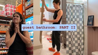 Redoing our guest bathroom PART II [upl. by Murrell]