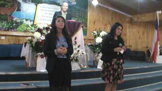 CRISTINA Y TAVITA LA VENIDA IGLESIA COMUNION DE LOS SANTOS EN CIUDAD DE LOS MUERMOS [upl. by Ryan]