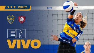 🔴 VOLEY FEMENINO  BOCA JUNIORS VS SAN LORENZO 🔵🟡🔵 [upl. by Rania]