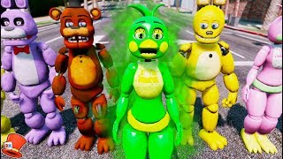 BRAND NEW CHICA ANIMATRONIC SLIME CHICA GTA 5 Mods FNAF RedHatter [upl. by Oiril]