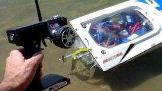 RC FE Brushless Boat Water Cooling pump [upl. by Yanel]