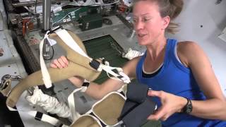 Space Station Treadmill  Running In Place On Orbit  Video [upl. by Trinette688]