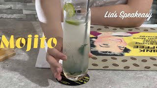 Lia’s Speakeasy Ep 16 Cóctel Mojito Ron blanco [upl. by Sille501]