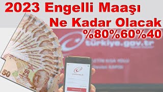 2023 Engelli Maaşı Ne Kadar Olacak  Engelli Maaşı Ne Kadar Oldu  Engelli Maaşı Ocak Zammı 2023 [upl. by Mandeville637]