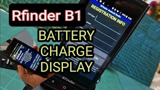 Rfinder B1 Battery does not Show its on charge but works fine [upl. by Nelyak]