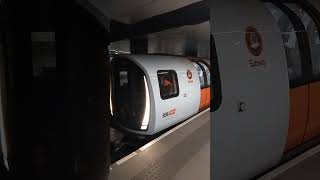 Stadler Unit 306 Departing St Enoch Subway underground station on 08112024 [upl. by Droc]