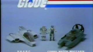 1986 GI Joe commercial Cobra Water Moccasin amp SHARC [upl. by Nosreg]