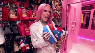 Jeffree Star Pink VAULT Closet Tour [upl. by Lydia]