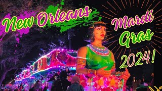 Mardi Gras weekend kicks off in New Orleans 2024 💜💛💚 mardigras [upl. by Charbonneau]