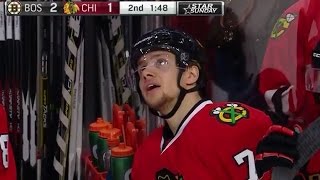 Необычный гол Панарина  Panarin pots a goal [upl. by Eibbil]