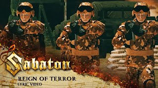 SABATON  Reign of Terror Official Lyric Video [upl. by Dnilasor]