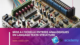 PROGRAMMER ENTREES ANALOGIQUES EN SCL SIEMENS S71500 [upl. by Yentrac197]