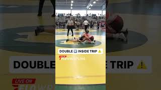 Nicholas Singer went double to inside trip on day 1 at NHSCA High School Nationals [upl. by Airpal]