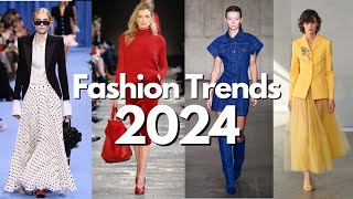 THE 18 BIGGEST FASHION TRENDS of 2024 YOU WILL SEE EVERYWHERE [upl. by Brianna]