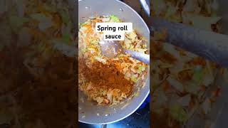 How to make Spring roll Sauce food streetfood [upl. by Yrbua]