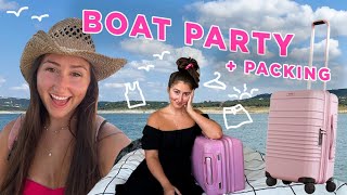 Going to a boat party to make friends  packing for a wedding [upl. by Yelsha]