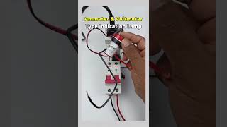 Ammeter voltmeter indicator electrian electrcian shortsvideo shopwiring electrianwiringviral [upl. by Jephum]