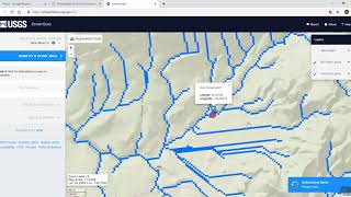 Delineating a Watershed using StreamStats [upl. by Aibsel]