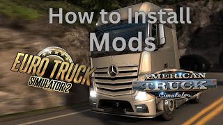 How to Install mods in ETS2 and ATS 2024 [upl. by Procora]