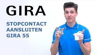 Stopcontact aansluiten van Gira  Hoe doe ik dat  2022 [upl. by Ailsun492]