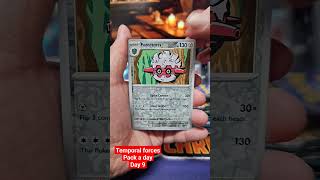 temporal forces pack a day day 9 pokemon tcg temporalforces packaday shorts [upl. by Adnileb]