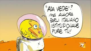 Il Cartoon del Genio Makkox quotRosso pianeta bolscevico e traditorquot [upl. by Grefer742]