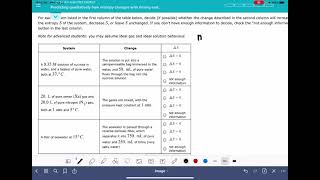 ALEKS Predicting qualitatively how entropy changes with mixing and separation [upl. by Vasileior]