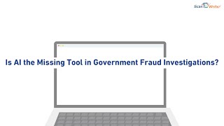 Is AI the Missing Tool in Government Fraud Investigations [upl. by Elnukeda878]