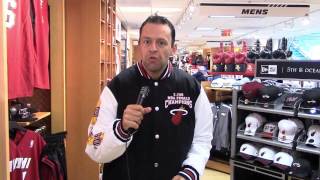 NBA auf SPOX Besuch im Fanshop der Miami Heat [upl. by Evyn]