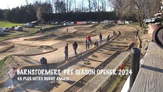 BARNSTORMERS PRE SEASON OPENER 2024 40PLUS NITRO BUGGY AMAIN [upl. by Yasmar]