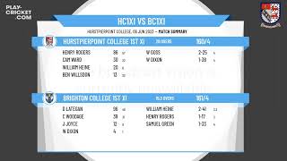 ECB Friendly  Hurstpierpoint College 1st XI v Brighton College 1st XI [upl. by Daffodil]