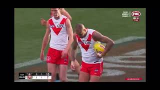 Softest 50m Penalty in AFL History [upl. by Llennoj979]