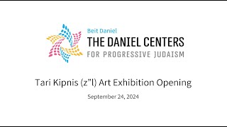 Tari Kipnis Art Exhibition Opening [upl. by Atinel826]