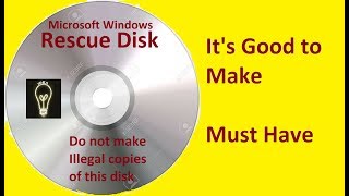 Windows recovery disk  Create your own recovery disk for windows by innovative Ideas [upl. by Mena]