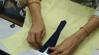 easy placket cutting and stitchingeasy placket neck designeasy placket stitchingviralviralvideo [upl. by Nivert]