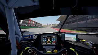 ACC cota Ferrari 296 GT3 Track Guide Hotlap  Telemetry [upl. by Marcoux993]