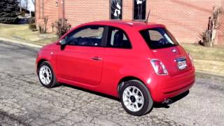 2013 Fiat 500 Before and After Window Tint [upl. by Rimisac969]