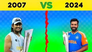 T20 World Cup 2007 VS T20 World Cup 2024 Comparison [upl. by Yenahc30]