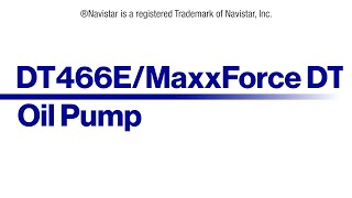 Navistar® DT466EMaxxForce Oil Pump M 1881751C93 [upl. by Celestyn]